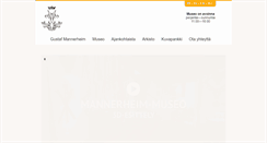 Desktop Screenshot of mannerheim-museo.fi